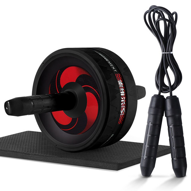 No Noise Abdominal Wheel Ab Roller and Jumping Rope