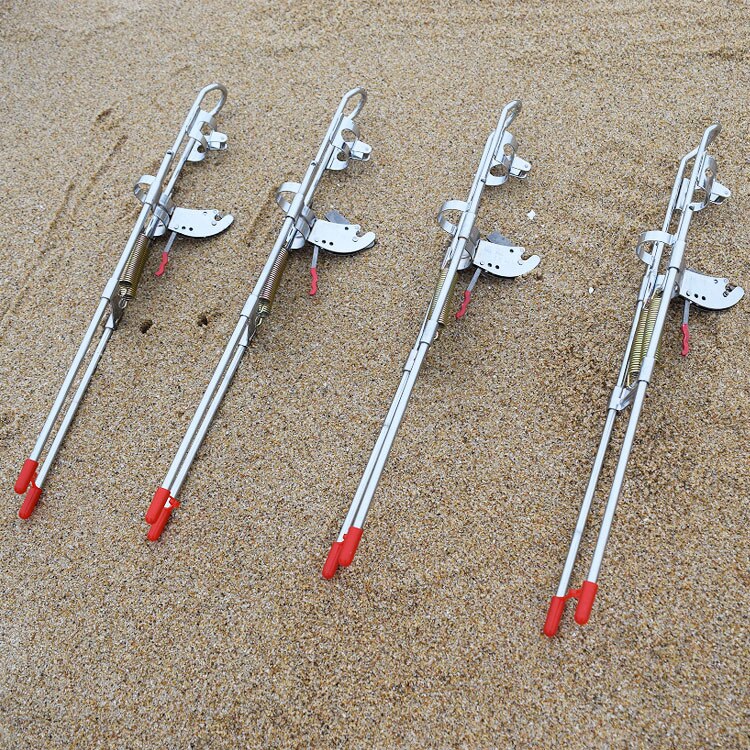New design with Pulley High Strength  Steel Automatic fishing rod mount spring fishing pole holder sea rod fishing tackle
