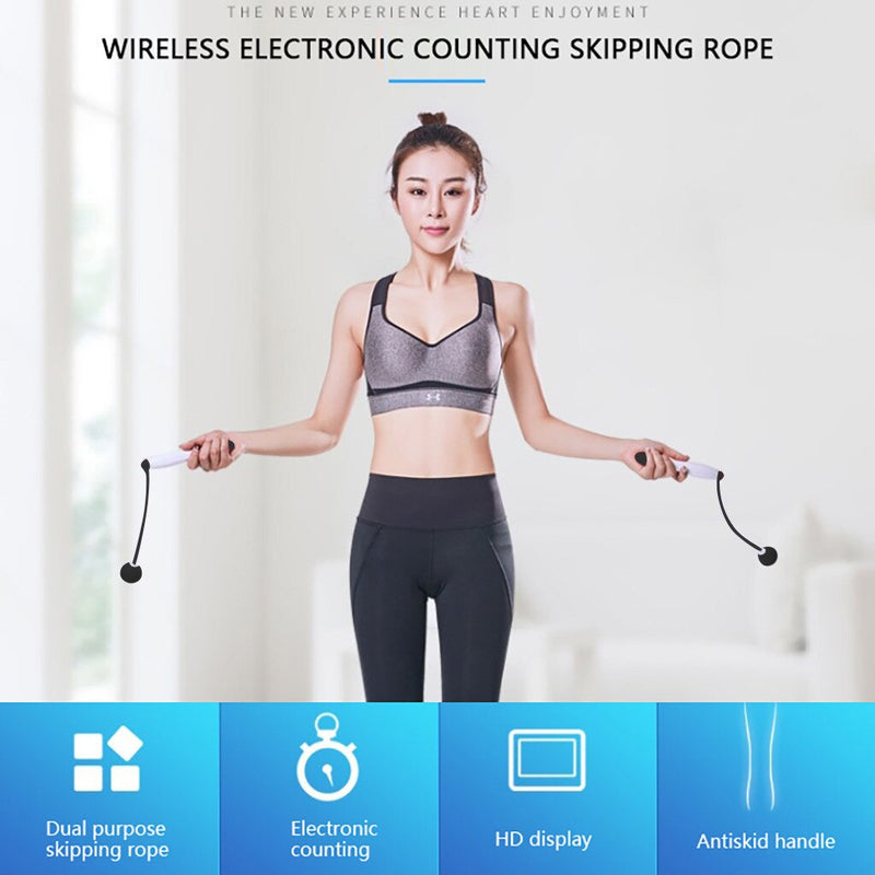 Jump Ropes Smart Electronic Digital Skip Rope Calorie Consumption Professional Fitness Body Building Exercise Jumping Rope 