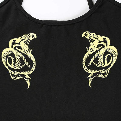 Flexi Black Snake Tank Top