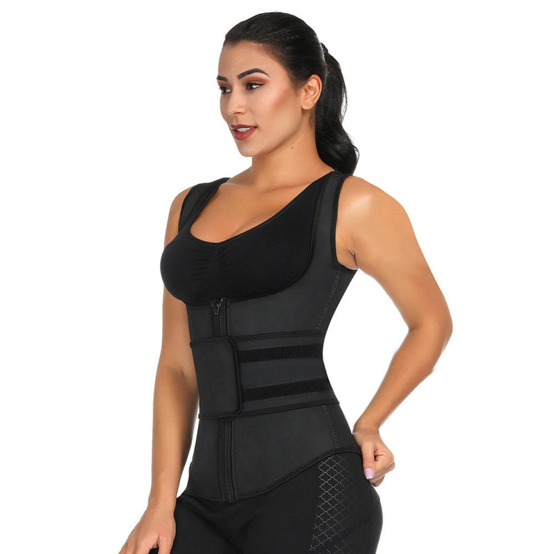 Womens Latex Underbust Training Cincher Protection Body Shaper Shapewear Workout Waist Trainer Corset