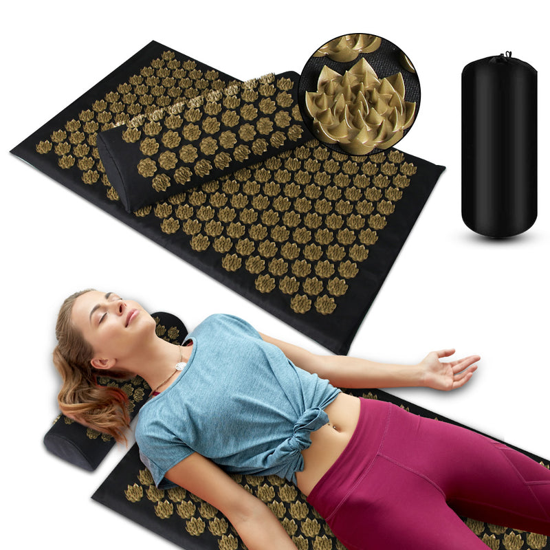 Acupressure Massage Mat With Needles Set Back Massager For Neck Foot Kuznetsov&