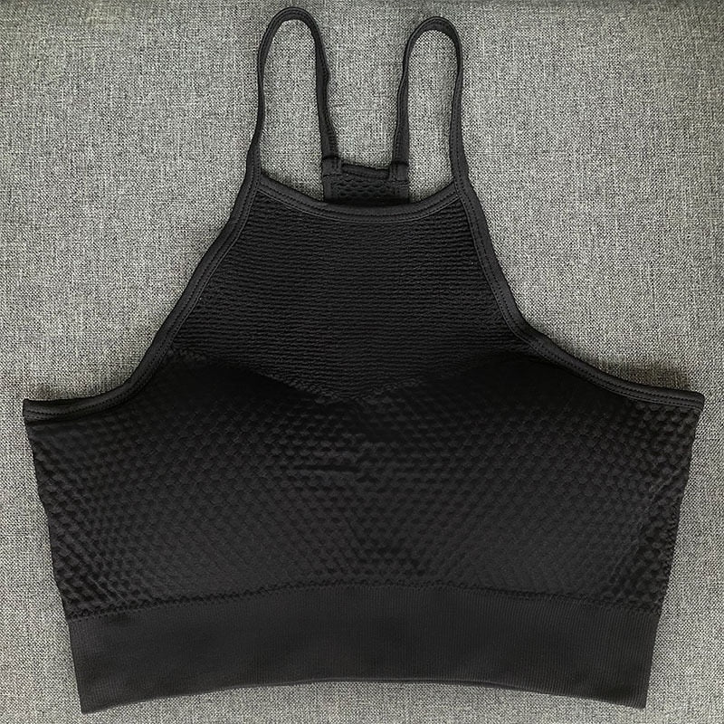 Cross Back Wirefree Removable Cups Sport Bra