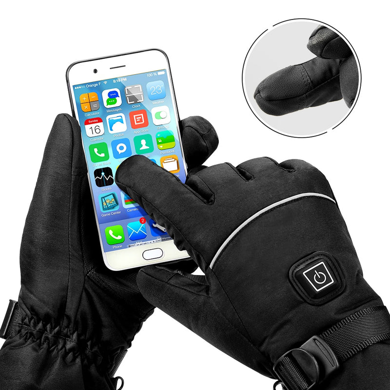 Waterproof + Heated Motorcycle Gloves