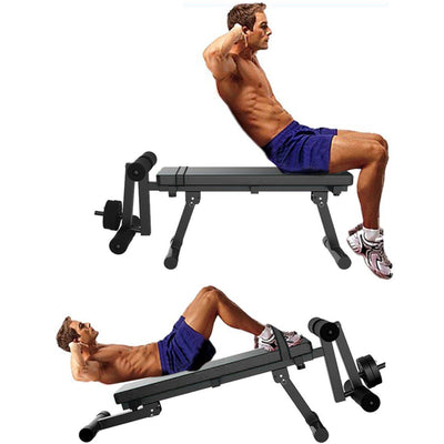 Adjustable Weight Bench Home Gym Weight Lifting & Sit Up Abdominal Bench