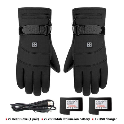 Waterproof + Heated Motorcycle Gloves