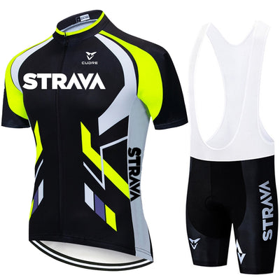 Fluorescent Green Cycling Jersey sets