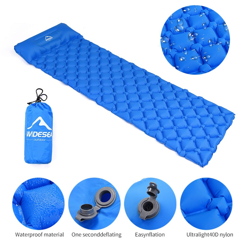 Sleeping Pad Inflatable Air Mattresses Outdoor Mat