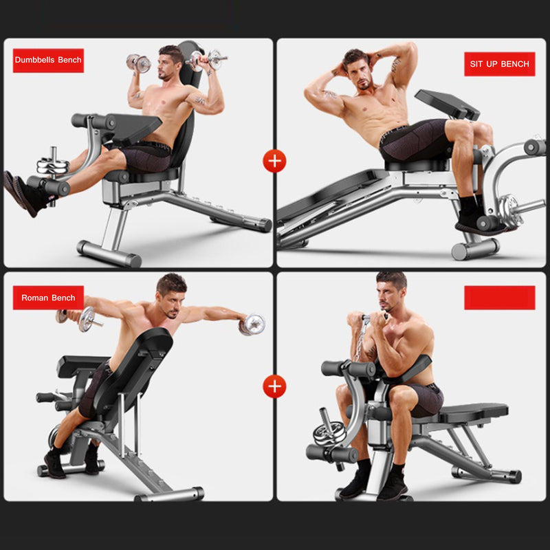 Adjustable Strength Training Benches For Full Body Workout Incline Gym Bench US