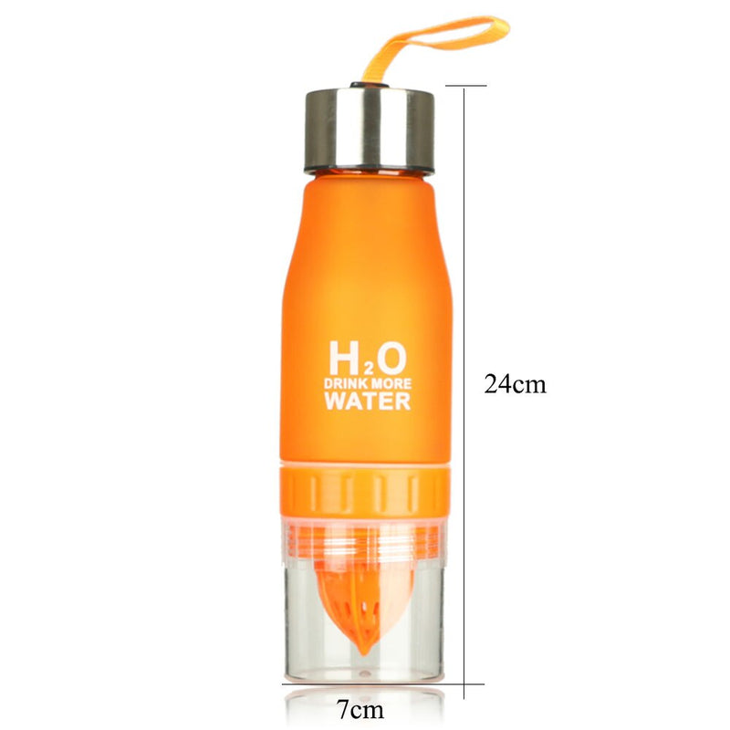 Water Bottle plastic Fruit infusion bottle