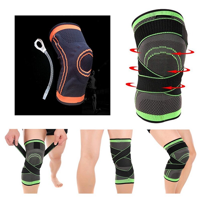 1PC 2021 360 Compression Knee Brace Professional Protective Knee Pad