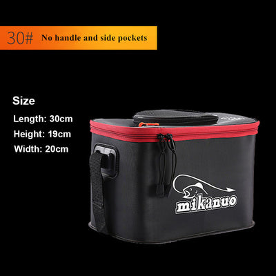 WALK FISH 11/19/23/28/35L Collapsible Folding Thicken EVA Live Fish Box Tank Bucket Camping Outdoor Fishing Tackle Equipment