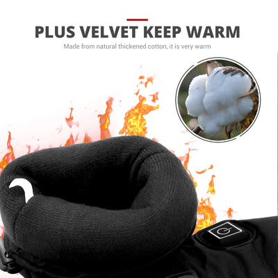 Waterproof + Heated Motorcycle Gloves