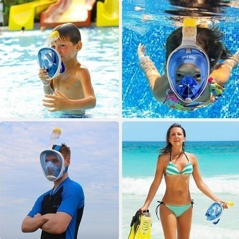 Scuba Swimming Full Face Anti-fog Snorkeling Diving Mask
