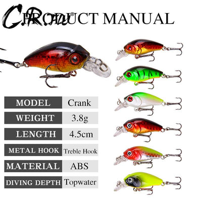 Artificial Crankbait Hard Bait Accessories