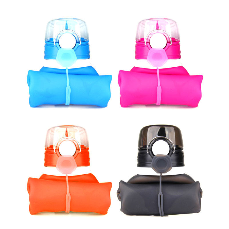 Foldable Leak Proof Silicone Water Bottle