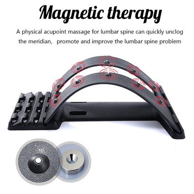 Magnetic Back Massage Muscle Stretcher Posture Corrector Stretch Relax Stretcher Lumbar Support Spine Pain Relief Chiropractic