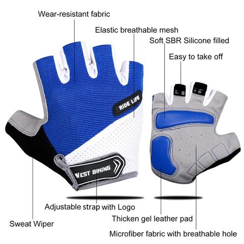 Heavy Duty Gel Pad Cycling Gloves