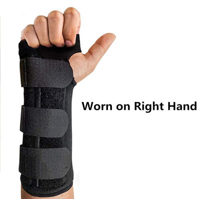 Wrist Support Brace Gym Gloves Straps Pad Bandage Belt Left or Right Hand Breathable Durable Splint Arm Protector Adjustable