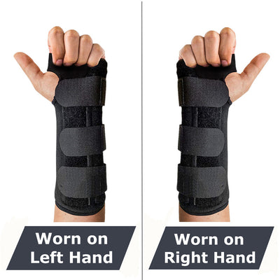 Wrist Support Brace Gym Gloves Straps Pad Bandage Belt Left or Right Hand Breathable Durable Splint Arm Protector Adjustable