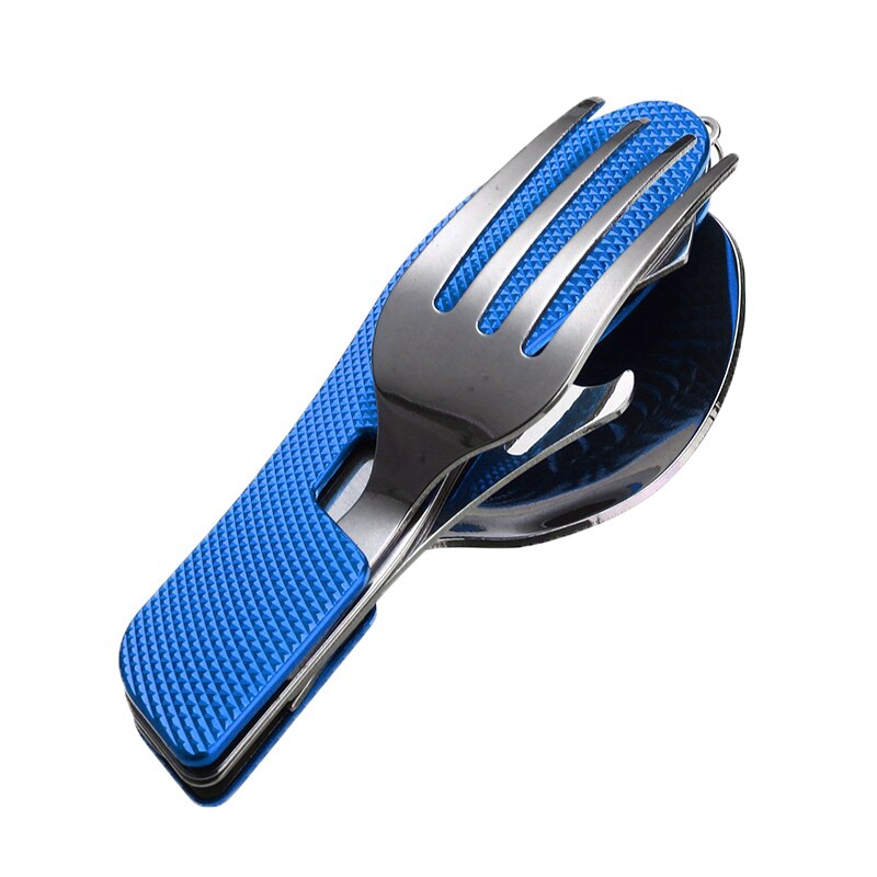 4 in 1 Outdoor Tableware Set Fork/Spoon/Knife/Bottle Opener