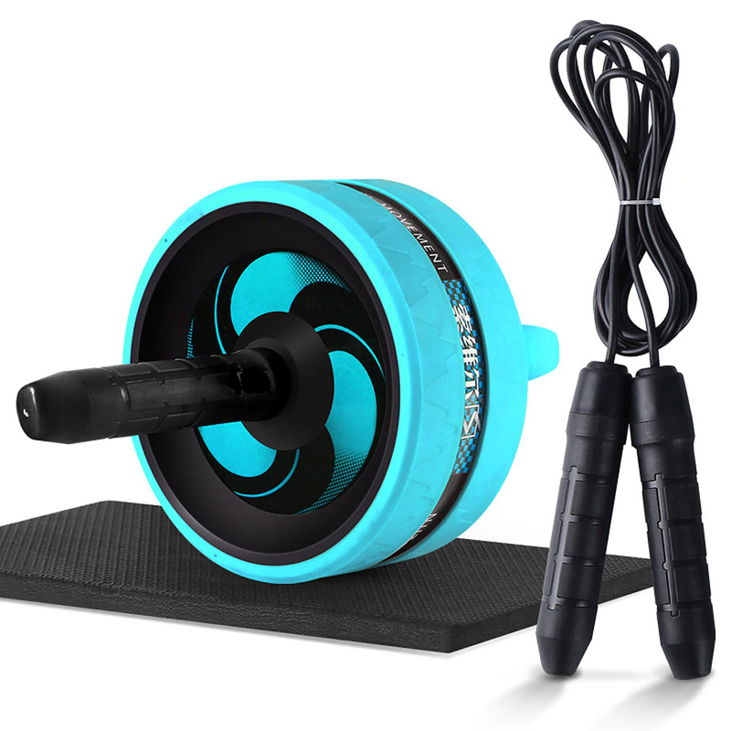 No Noise Abdominal Wheel Ab Roller and Jumping Rope