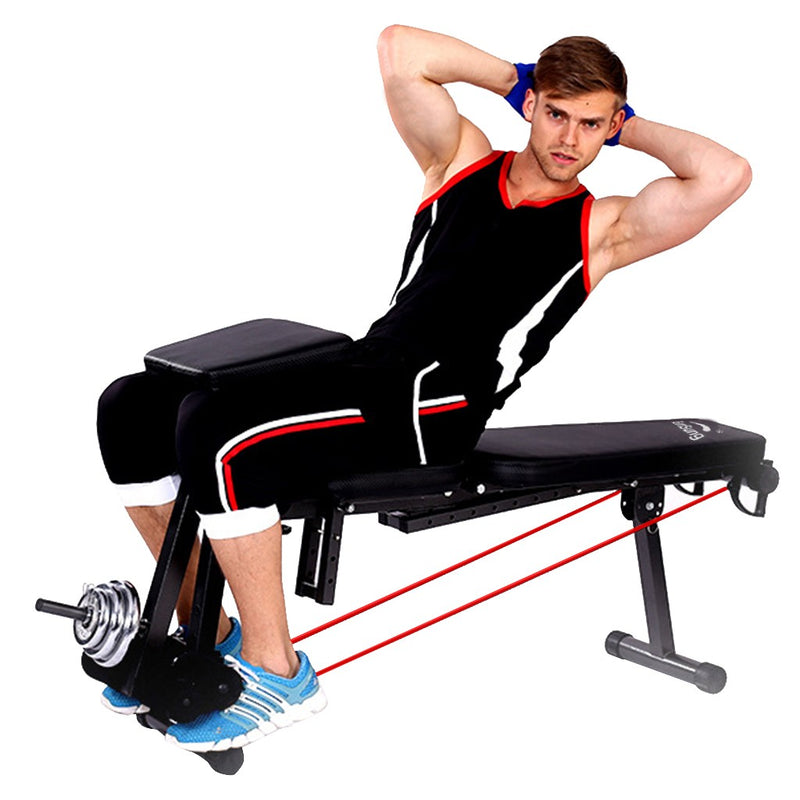 Adjustable Weight Bench Barbell Lifting Workout Fitness Incline