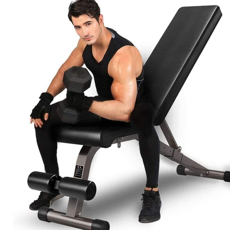 Adjustable Dumbbell Fitness Bench Multi-Function Folding Abdominal Bench