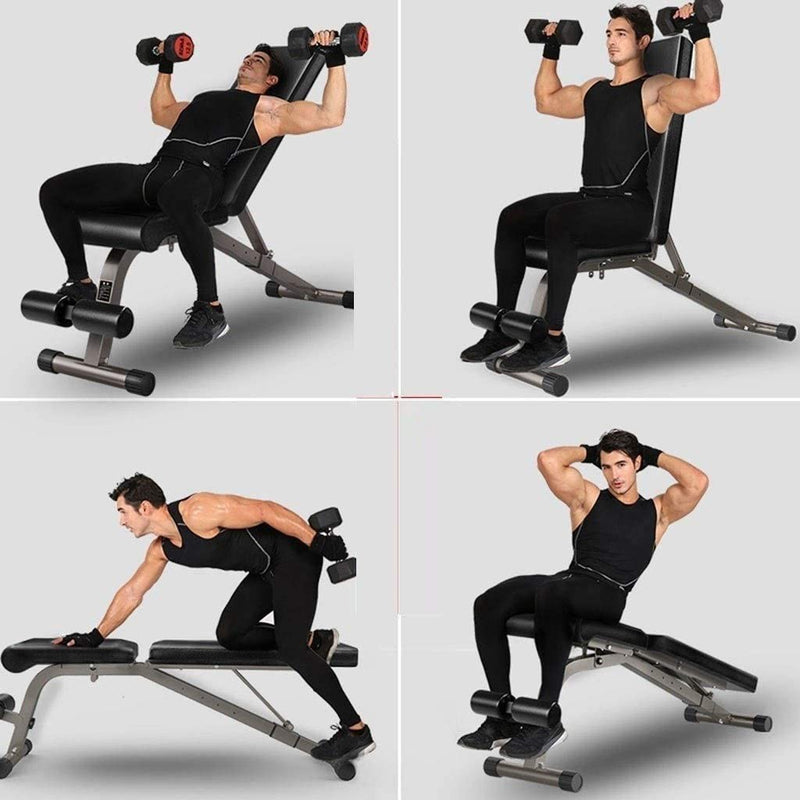 Adjustable Dumbbell Fitness Bench Multi-Function Folding Abdominal Bench