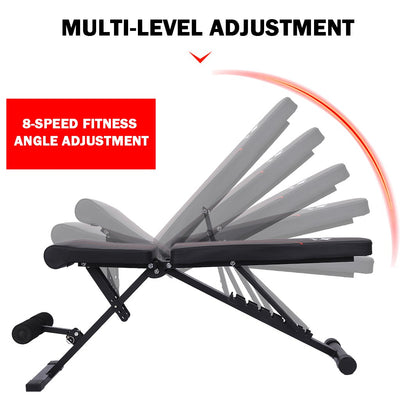Adjustable Bench,Utility Weight Bench For Full Body Workout Foldable Bench