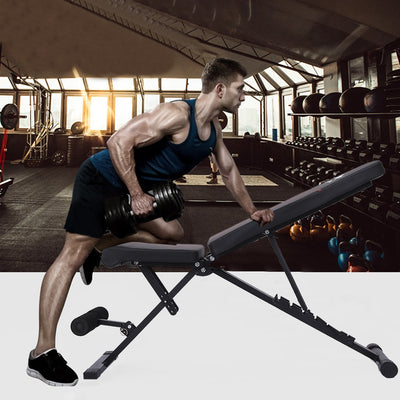 Adjustable Bench,Utility Weight Bench For Full Body Workout Foldable Bench