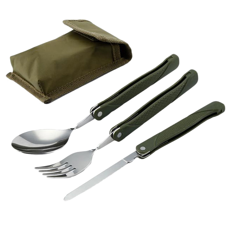 Mini Portable Outdoor Tableware Folding Tool Cutlery