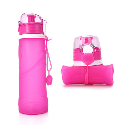 Foldable Leak Proof Silicone Water Bottle