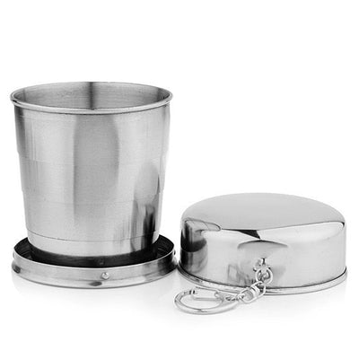 2018 1Pcs Stainless Steel Folding Cup