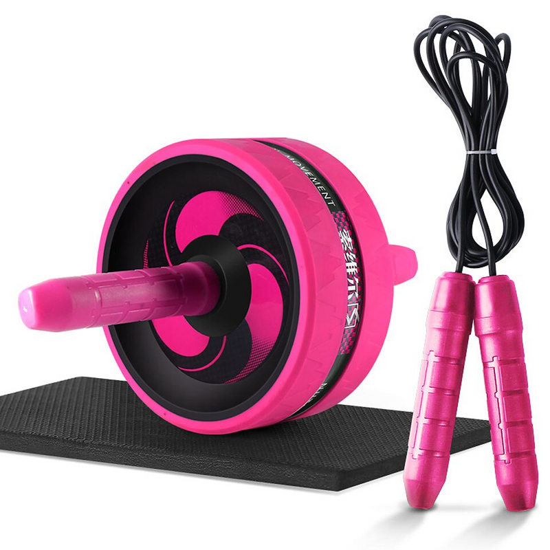 No Noise Abdominal Wheel Ab Roller and Jumping Rope