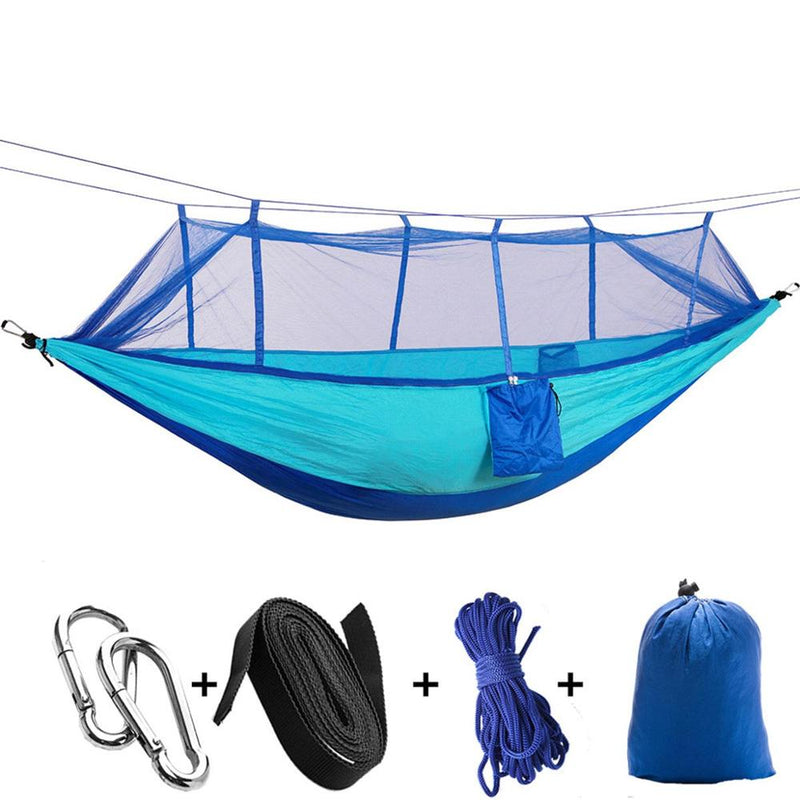 1-2 Person Camping Hammock Outdoor Mosquito Bug Net