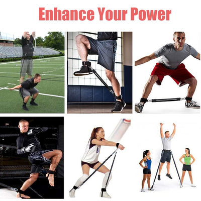 Workout Power 140lbs Resistance Band Boxing Endurance Agility Pull Rope Crossfit Rubber Band Basketball Training Resistance Rope