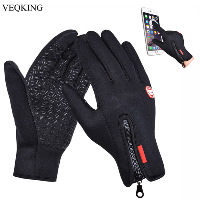 VEQKING Touch Screen Windproof Outdoor Sport Gloves