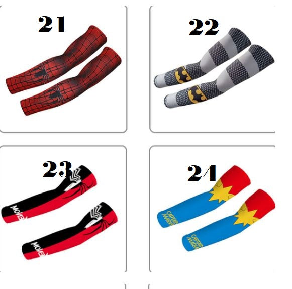 DC & Marvel Workout Arm Sleeves