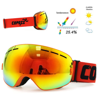 Anti-Fog Ski Goggles