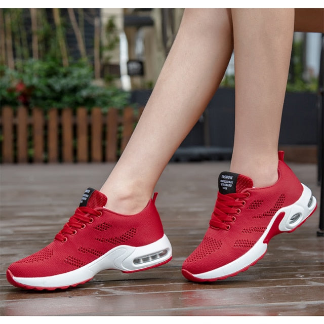 Women Sneakers Breathable Mesh Walking Shoes